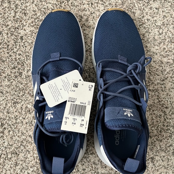 Adidas Originals Blue and White Shoes, US Size 13